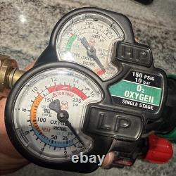 Victor Edge Regulator Set ESS3 2.0 Oxygen Acetylene Cutting Welding Torch