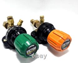 Victor Edge Regulator Set ESS4 2.0 Oxygen Acetylene For Cutting Welding Torch