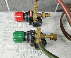 Victor Edge Regulator Set Oxygen Acetylene Cutting Welding Torch w CA1350 Head