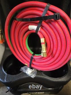 Victor G150 0384-0948 Acetylene Welding Cutting Brazing Kit With Tanks and Tote