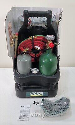 Victor G150 J CPT Welding Cutting Brazing Kit 0384 0948 with Tanks and Tote