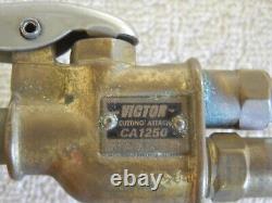 Victor J-27 Welding Torch Handle & Victor CA1250 Cutting Attachment with2 Tips