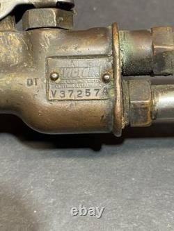 Victor J28 Brazing Welding Torch Handle J-28, V372574 Cutting Head, 3 Tips 2 & 1