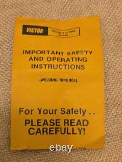 Victor J28 Cutting Brazing Welding Torch Handle Aircraft J27 USA