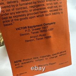 Victor Model SR450D-540 Heavy Duty/High Capacity Cutting Torch Regulator