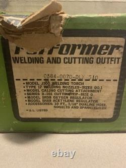 Victor Performer Welding & Cutting Outfit CA1260 J100 SR5B SR6B Torch Kit with Box