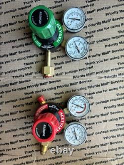 Victor Radnor G350 Regulator Set Oxygen Acetylene Cutting Welding Torch