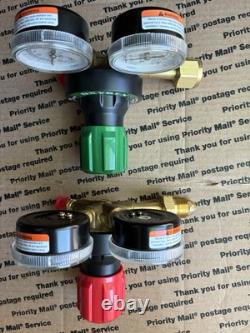 Victor Radnor G350 Regulator Set Oxygen Acetylene Cutting Welding Torch
