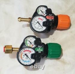 Victor Regulator Set ESS42 Edge 2.0 Oxygen Propane For Cutting Welding Torch