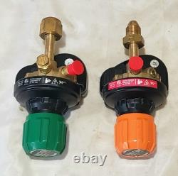 Victor Regulator Set ESS42 Edge 2.0 Oxygen Propane For Cutting Welding Torch