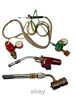 Victor Style Oxy-Fuel Cutting Torch & Welding Torch Set with Victor MR 100P & Hose