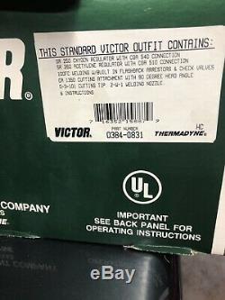 Victor Super Range 2 Cutting Torch, Tip, Nozzle, Regulators