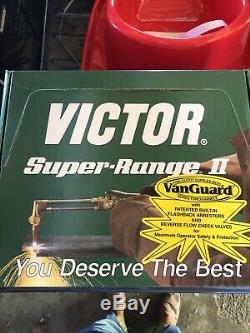 Victor Super Range 2 Cutting Torch, Tips Nozzles, Hose, Regulators