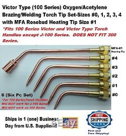Victor Type 100 Series Cutting/welding Torch Tip Set-us Supplier