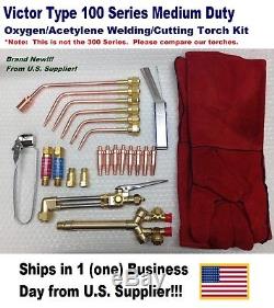 Victor Type 100fc Cutting/welding Torch Kit With Tips And Accessories