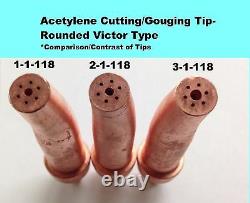 Victor Type HD(300 series) Super Torch Tip Set (Welding, Cutting, Gouging)-26pc-12