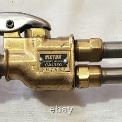 Victor Welding Cutting Torch Set CA1350 Attachment 100 Handle & Tip Made In USA