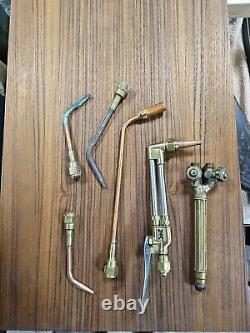 Victor Welding Torch Set 100 Handle, CA1350 Cutting Attachment 0-3-101 Tip USA