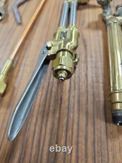 Victor Welding Torch Set 100 Handle, CA1350 Cutting Attachment 0-3-101 Tip USA