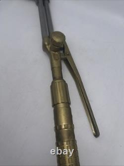 Vintage AIRCO 4875 Welding Cutting Torch Style Brass Corncob Pattern Excellent