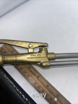 Vintage AIRCO 4875 Welding Cutting Torch Style Brass Corncob Pattern Excellent