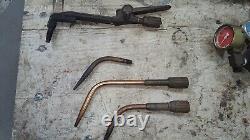 Vintage AIRCO Cutting Welding Torch Corn Cob with regulators and hoses