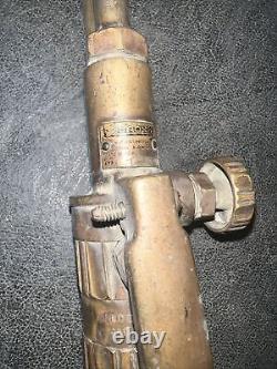 Vintage Brass PUROX Welding Cutting Torch Type E #3V50783