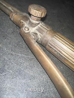Vintage Brass PUROX Welding Cutting Torch Type E #3V50783