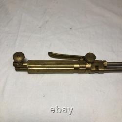 Vintage Brass PUROX Welding Cutting Torch Type E Clean
