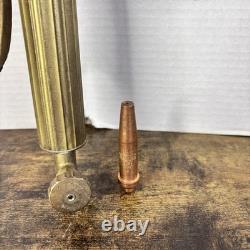 Vintage Brass PUROX Welding Cutting Torch Type E W Extra Tip
