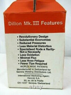 Vintage DILLON MK III Oxy-Acetylene Welding-Cutting Torch with Box & Instructions
