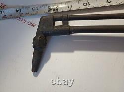 Vintage Meco Aviator Jet Cutting Welding Brazing Torch Handle With Tip As Is