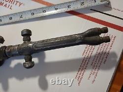 Vintage Meco Aviator Jet Cutting Welding Brazing Torch Handle With Tip As Is