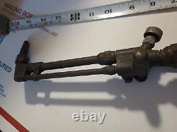 Vintage Meco Aviator Jet Cutting Welding Brazing Torch Handle With Tip As Is