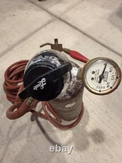 Vintage Oxy Acetylene Welding Torch Set GOSS Regulator Tank Hose AS-IS