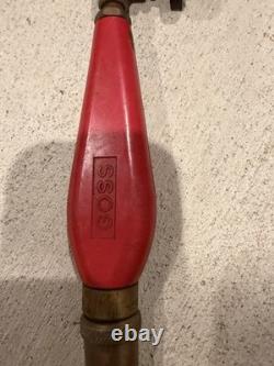 Vintage Oxy Acetylene Welding Torch Set GOSS Regulator Tank Hose AS-IS