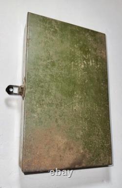 Vintage Oxy Acetylene Welding Torch Tip Set Brass Tips w Green Metal Case