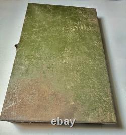 Vintage Oxy Acetylene Welding Torch Tip Set Brass Tips w Green Metal Case