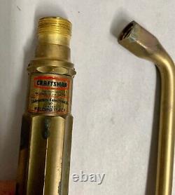 Vintage Sears Craftsman Cutting Brazing Welding Torch Tips Handle Parts (DP)