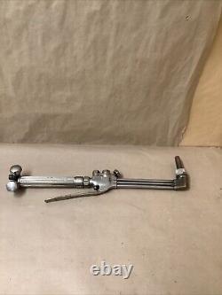 Vintage Smiths SC209 Oxy Acetylene Welding Cutting Torch Silver/Gold