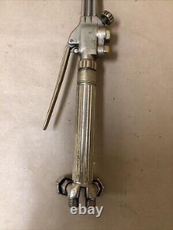 Vintage Smiths SC209 Oxy Acetylene Welding Cutting Torch Silver/Gold