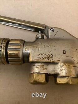 Vintage Smiths SC209 Oxy Acetylene Welding Cutting Torch Silver/Gold