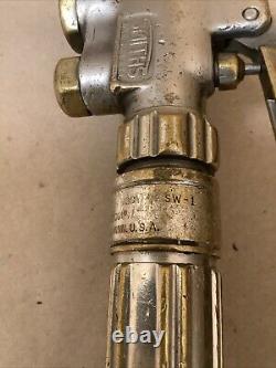 Vintage Smiths SC209 Oxy Acetylene Welding Cutting Torch Silver/Gold