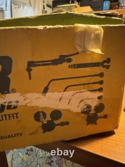 Vintage Victor Super-Range Welding And Cutting Outfit Torch Nozzles Regulators