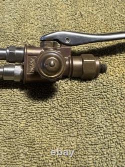 Vintage Victor Super-Range Welding And Cutting Outfit Torch Nozzles Regulators