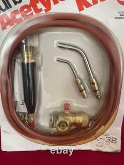 Vintage Victor Turbo Torch Welding Cutting Acetylene Kit X-3B/ tool Turbotorch