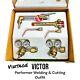 VintageVictor Welding and Cutting Outfit J100C Torch, CA1260 Cutting Attachment