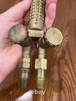 Vtg Airco 850 Cutting Welding Torch Handle Corn Cob Concoa Air Reduction 11.25