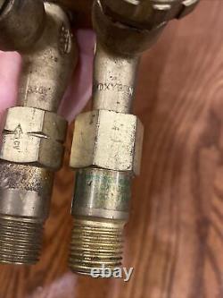 Vtg Airco 850 Cutting Welding Torch Handle Corn Cob Concoa Air Reduction 11.25