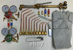 WELDING/BRAZING KIT w REGULATORS Acetylene/Oxy Victor Type 315FC/2460CA -NEW